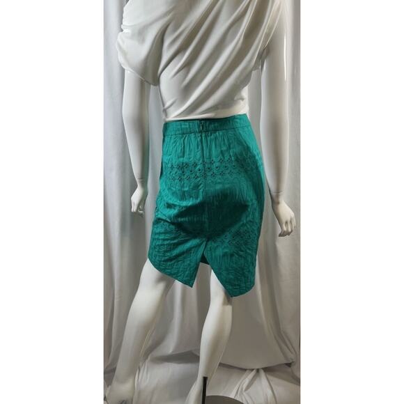 Ann Taylor LOFT Eyelets Pencil Skirt, Green, Sz: 8, 64-52 - Picture 14 of 16